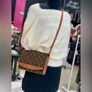 1998 authentic Louis Vuitton Bordeaux 23 shoulder bag / clutch